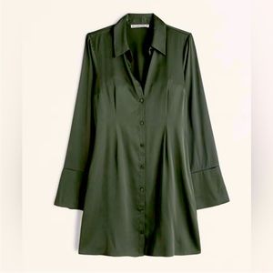Abercrombie Satin Shirt Dress